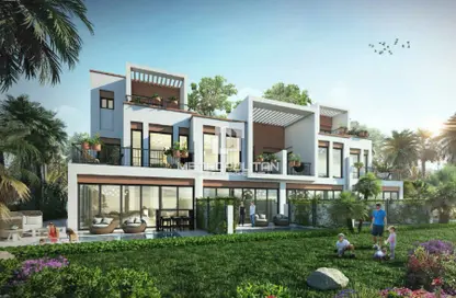 Townhouse - 4 Bedrooms - 3 Bathrooms for sale in Costa Brava 1 - Costa Brava at DAMAC Lagoons - Damac Lagoons - Dubai