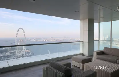 Penthouse - 5 Bedrooms - 7 Bathrooms for sale in Al Bateen Residences - Jumeirah Beach Residence - Dubai