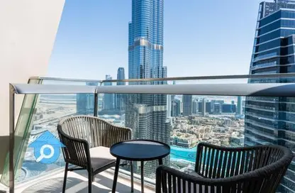 Apartment - 3 Bedrooms - 3 Bathrooms for rent in Burj Vista 1 - Burj Vista - Downtown Dubai - Dubai