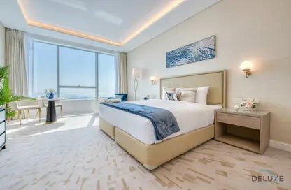 Apartment - Studio - 1 Bathroom for rent in The Palm Tower - Palm Jumeirah - Dubai