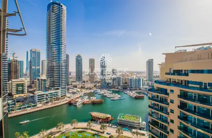 Apartment - Studio - 1 Bathroom for rent in Sparkle Tower 2 - Sparkle Towers - Dubai Marina - Dubai