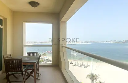 Apartment - 2 Bedrooms - 4 Bathrooms for rent in Al Haseer - Shoreline Apartments - Palm Jumeirah - Dubai