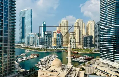 Apartment - 2 Bedrooms - 4 Bathrooms for rent in Opal Tower Marina - Dubai Marina - Dubai