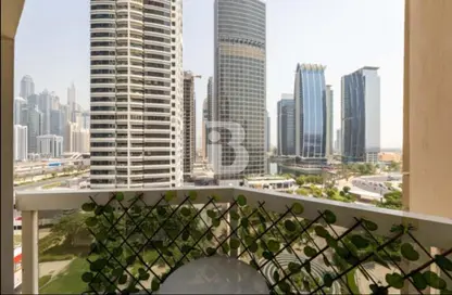 شقة - غرفة نوم - 1 حمام للايجار في بوابة دبي الجديدة 1 - (JLT) مجمع Q - أبراج بحيرة الجميرا - دبي