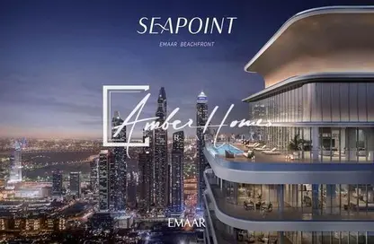 Apartment - 3 Bedrooms - 3 Bathrooms for sale in Seapoint - EMAAR Beachfront - Dubai Harbour - Dubai