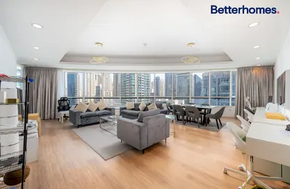 Apartment - 4 Bedrooms - 4 Bathrooms for rent in Horizon Tower - Dubai Marina - Dubai
