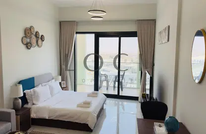 Apartment - Studio - 1 Bathroom for rent in Rukan Tower B - Rukan Tower - Dubai Land - Dubai