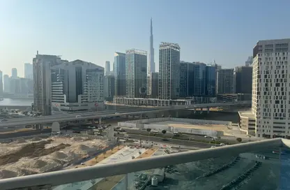 شقة - 1 حمام للايجار في برج سفير 2 - ابراج سفير - الخليج التجاري - دبي