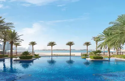 Pool image for: Apartment - 2 Bedrooms - 2 Bathrooms for rent in Golden Mile 7 - Golden Mile - Palm Jumeirah - Dubai, Image 1