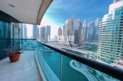 Apartment - 3 Bedrooms - 4 Bathrooms for rent in Time Place Tower - Dubai Marina - Dubai