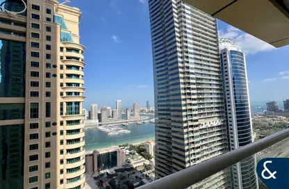 Apartment - 2 Bedrooms - 3 Bathrooms for rent in Sulafa Tower - Dubai Marina - Dubai