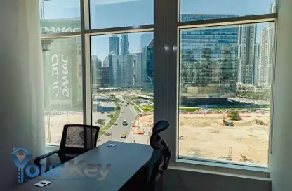 Office Space - Studio - 1 Bathroom for rent in Clover Bay Tower - Business Bay - Dubai