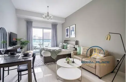 Apartment - Studio - 1 Bathroom for rent in Elite Tower - Business Bay - Dubai