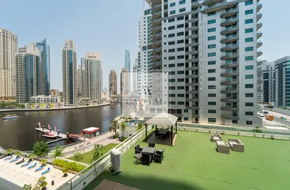 Apartment - 1 Bedroom - 2 Bathrooms for rent in Marina View Tower A - Marina View - Dubai Marina - Dubai