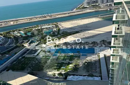 Apartment - 2 Bedrooms - 4 Bathrooms for rent in Al Bateen Residences - Jumeirah Beach Residence - Dubai