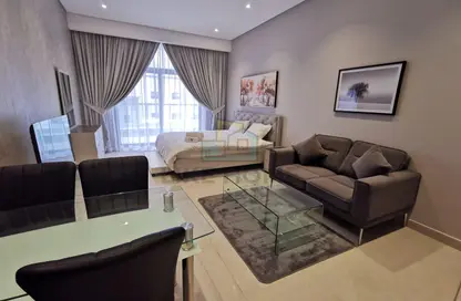 Living / Dining Room image for: Apartment - 1 Bathroom for rent in Divine Residence - Arjan - Dubai, Image 1