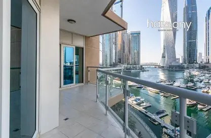 Apartment - 3 Bedrooms - 3 Bathrooms for rent in Al Habtoor Tower - Dubai Marina - Dubai