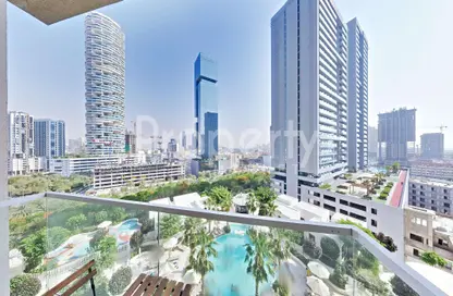 Apartment - 1 Bathroom for rent in Hameni Tower - Jumeirah Village Circle - Dubai