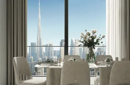 Dining Room image for: Apartment - 3 Bedrooms - 4 Bathrooms for sale in Sobha Creek Vistas Grande - Sobha Hartland - Mohammed Bin Rashid City - Dubai, Image 1