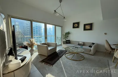 Apartment - 1 Bedroom - 1 Bathroom for sale in Marina View Tower A - Marina View - Dubai Marina - Dubai