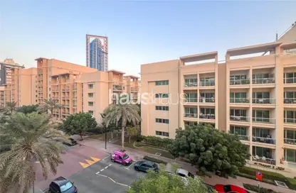 Apartment - 1 Bathroom for rent in Al Dhafra 3 - Al Dhafra - Greens - Dubai