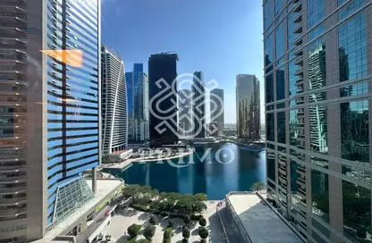 Office Space - Studio - 1 Bathroom for rent in Saba Towers - JLT Cluster Q - Jumeirah Lake Towers - Dubai