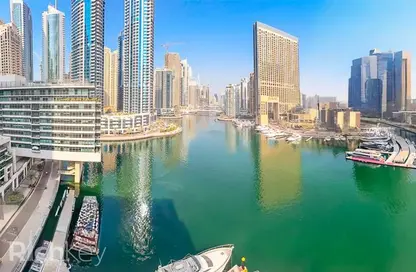 Apartment - 3 Bedrooms - 5 Bathrooms for rent in Marina Quays East - Marina Quays - Dubai Marina - Dubai