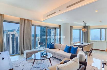 Apartment - 3 Bedrooms - 3 Bathrooms for rent in Address Harbour Point Tower 1 - Address Harbour Point - Dubai Creek Harbour (The Lagoons) - Dubai