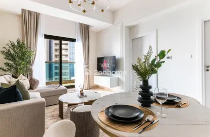 Apartment - 1 Bedroom - 2 Bathrooms for rent in Elite Tower - Business Bay - Dubai