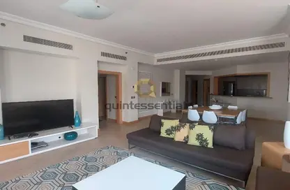 Apartment - 3 Bedrooms - 4 Bathrooms for rent in Al Das - Shoreline Apartments - Palm Jumeirah - Dubai