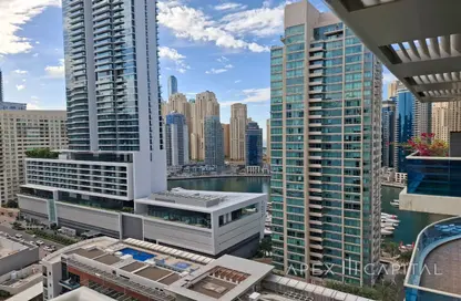 Apartment - 2 Bedrooms - 3 Bathrooms for rent in Cascades Tower - Dubai Marina - Dubai