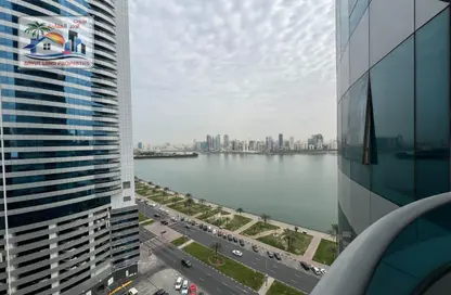 Apartment - 2 Bedrooms - 3 Bathrooms for rent in Blue Tower - Al Majaz 3 - Al Majaz - Sharjah