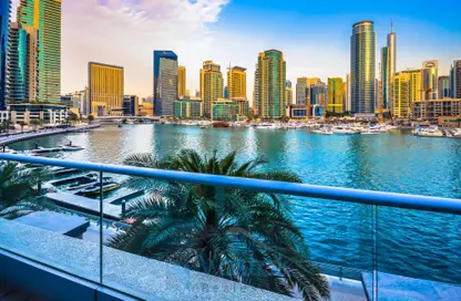 Villa - 3 Bedrooms - 4 Bathrooms for rent in Aurora Tower - Marina Promenade - Dubai Marina - Dubai