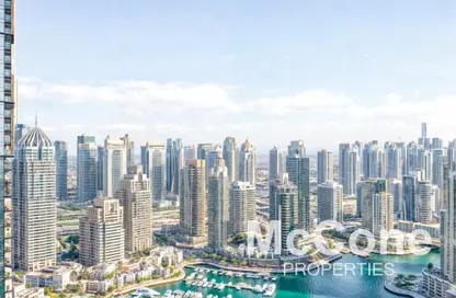 Apartment - 3 Bedrooms - 3 Bathrooms for rent in Damac Heights - Dubai Marina - Dubai