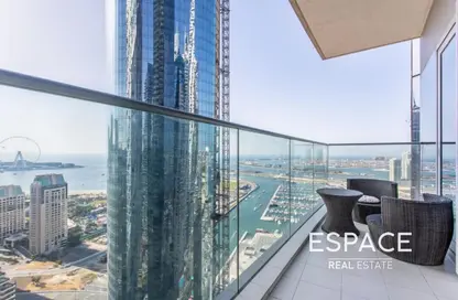 Apartment - 2 Bedrooms - 3 Bathrooms for rent in Damac Heights - Dubai Marina - Dubai