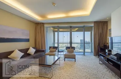 النزل و الشقق الفندقية - غرفة نوم - 2 حمامات للايجار في جادة كمبينسكي - دبي وسط المدينة - دبي
