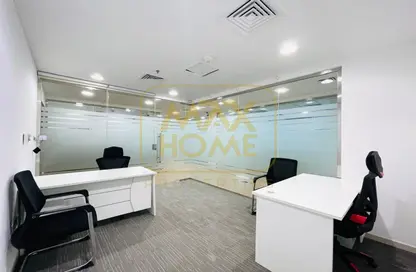 Office Space - Studio - 2 Bathrooms for rent in Hanging Garden Tower - Al Danah - Abu Dhabi