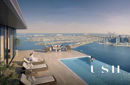 Apartment - 1 Bedroom - 1 Bathroom for sale in Seapoint - EMAAR Beachfront - Dubai Harbour - Dubai