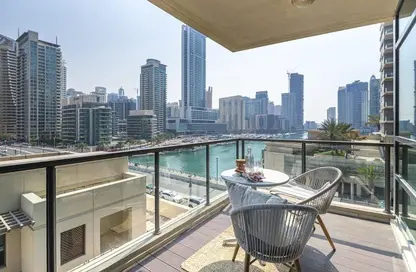 Apartment - 2 Bedrooms - 3 Bathrooms for rent in Marina Quays West - Marina Quays - Dubai Marina - Dubai