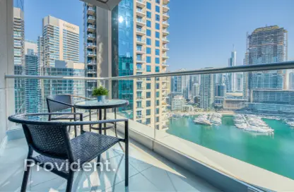 Apartment - 2 Bedrooms - 3 Bathrooms for rent in Attessa Tower - Marina Promenade - Dubai Marina - Dubai