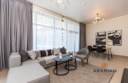 Living / Dining Room image for: Apartment - 3 Bedrooms - 4 Bathrooms for rent in Zazen One - Jumeirah Village Triangle - Dubai, Image 1