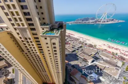 Apartment - 3 Bedrooms - 4 Bathrooms for rent in Rimal 5 - Rimal - Jumeirah Beach Residence - Dubai