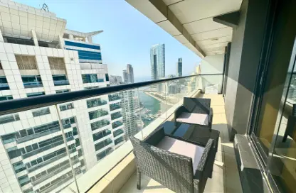 Apartment - 1 Bedroom - 2 Bathrooms for rent in Escan Tower - Dubai Marina - Dubai