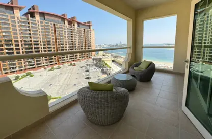 Apartment - 2 Bedrooms - 3 Bathrooms for rent in Al Das - Shoreline Apartments - Palm Jumeirah - Dubai