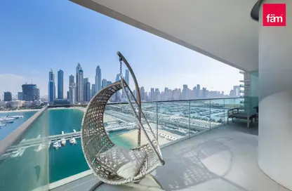 Apartment - 3 Bedrooms - 4 Bathrooms for rent in Sunrise Bay - EMAAR Beachfront - Dubai Harbour - Dubai