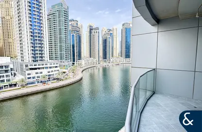 Apartment - 3 Bedrooms - 4 Bathrooms for rent in The Waves Tower B - The Waves - Dubai Marina - Dubai