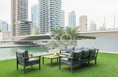 Villa - 3 Bedrooms - 4 Bathrooms for rent in Marina Wharf 2 - Marina Wharf - Dubai Marina - Dubai