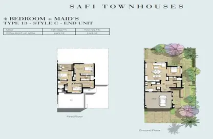 Villa - 4 Bedrooms - 4 Bathrooms for sale in Safi Townhouses - Town Square - Dubai