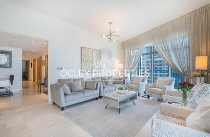 Apartment - 3 Bedrooms - 5 Bathrooms for rent in Bayside Residence - Dubai Marina - Dubai