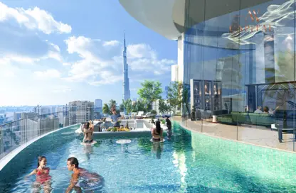 شقة - 1 حمام للبيع في مرتفعات القناة - الخليج التجاري - دبي